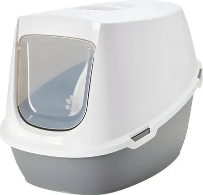 Produktbild von SAVIC Katzentoilette Robin Jumbo weiß/grau