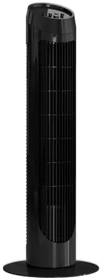 Produktbild von Zimilo Turmventilator 45 W, Standventilator mit 3 Stufen, 70° Oszillation, Tastenbedienung, ABS, Ø27 x 75 cm, Schwarz, für Schlafzimmer & Büro