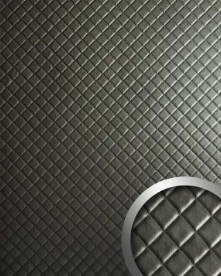 Productafbeelding van WallFace 31872 ROMBO 40 METALLIC, gebruikte stalen wandbekleding, 2,6 m²