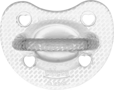 Obrázek produktu pro CHICCO Dudlík Physio Luxe celosilikonový 6-12m crystal 2 ks