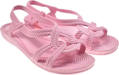 Produktbild von BRASILERAS Damen, Kinder Mädchen Zehensandalen rutschfester bequem schuhe strand/schwimmbad/stadt rosa 27 EU - UBKEMA