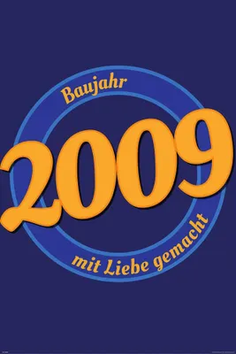 Produktbild von Geburtstagsposter - Poster - 2009 - Mit Liebe + Ü-Poster