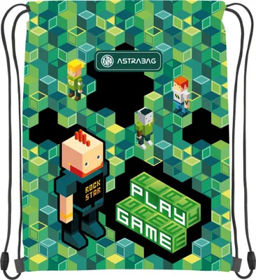 Produktbild von Pixele Game Astrabag Schuhbeutel