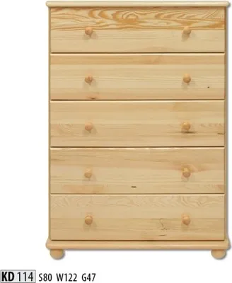 Produktbild von Designer Kommode Massive Anrichte Kommoden Regal Schrank Massiv Holz Handarbeit