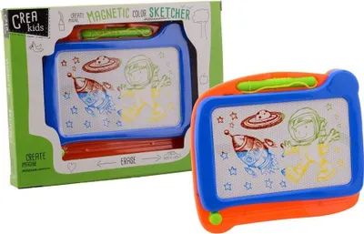 Obrázok produktu pre Magnetická farebná tabuľa na kreslenie 19x17cm.