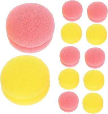 Produktbild von Haarroller Weiche Schaumstoff - Verstellbare Krullers - Schonende Haarstyling - 6,00 x 6,00 x 4,50 cm