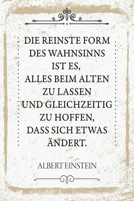 Immagine prodotto di vianmo Insegna in legno 30x20 cm Einstein reinste Form Wahnsinns