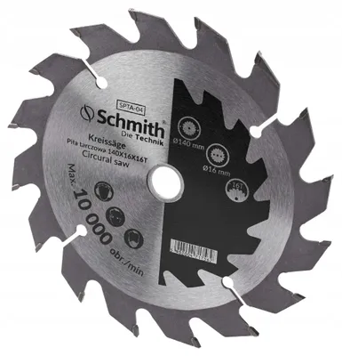 Productafbeelding van Schmith cirkelzaagblad 165x30x18T. Schmith 165x30x18T. Scheidingsschijf, flexschijf voor haakse slijpmachine. Zaagblad, professioneel gereedschap
