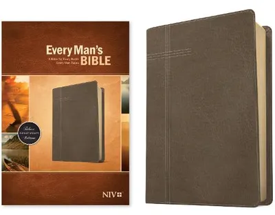 Obrázek produktu pro Every Man's Bible NIV (Leatherlike, Pursuit Granite)