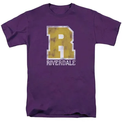 Obrázek produktu pro Riverdale – Tričko pro muže/ženy, uni, z ring-spun bavlny, model TV37811 (velikost 3XL), barva: fialová