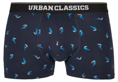 Immagine prodotto di Urban Classics - Boxer da uomo (confezione da 3) TN936 (S) (blu scuro/arancione/antracite)