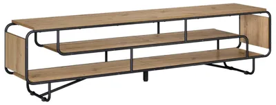 Productafbeelding van TV-standaard, 180 x 36 x 45 cm, houtvezel, artisanale eikenlook