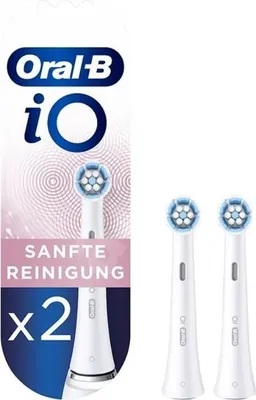 Produktbild von Oral B IO Gentle CARE 2 PACK 2er Pack ErsatzbÃ1/4rstenköpfe