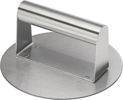 Produktbild von Famanu Hamburgerpresse 15,7 cm - Edelstahl mit verstärktem Handgriff