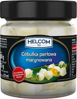 Zdjęcie produktu dla Cebula perłowa marynowana Helcom 180 g