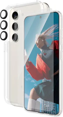 Produktbild von PanzerGlass 3-in-1 Pack Samsung Galaxy S24 -Ultra-Wide Fit