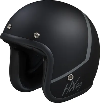Image de 89 2.0 Casque Jet noir mat gris - 53 - 54 cm