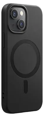 Produktbild von bigben Soft Case mit MagSafe Handy-Cover für Apple iPhone 15 Plus schwarz