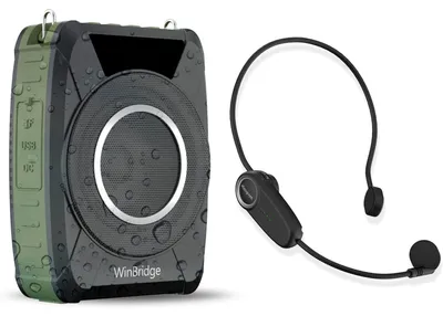 Imagen del producto de Amplificador de voz Bluetooth 5.0 - Micrófono inalámbrico - 10 W de potencia