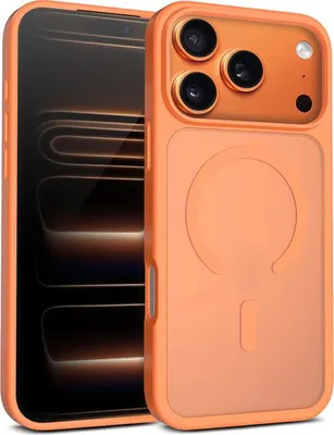 Produktbild von Crong CRGHMMIP1769PORG, Cover, Apple, iPhone 17 Pro Max, Orange, Durchscheinend