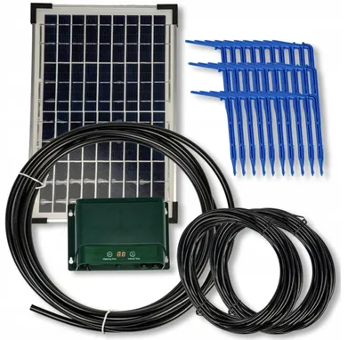 Zdjęcie produktu dla Solarny System Nawadniania Automatyczne Podlewanie Do 50 Roślin Duży Zestaw