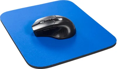 Immagine prodotto di Tappetino per mouse, gomma rivestita in tessuto, 6 mm blu