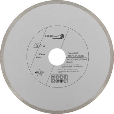 Immagine prodotto di PRODIAMANT Disco diamantato per piastrelle 200 mm x 30 mm