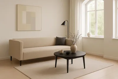 Image de Canapé moderne 3 places Sofello CALMO sans fonction couchage – idéal pour le salon !