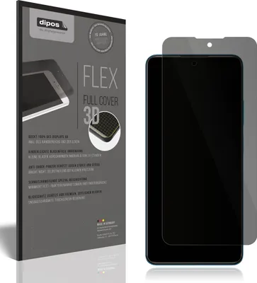 Produktbild von Full Cover Privacy Blickschutzfolie für Xiaomi Redmi Note 12 Pro 4G 2209116AG Folie Anti-Shock