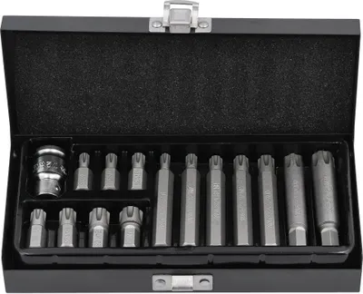 Produktbild von Yato YT-0419, 14 Stück(e), Ribe, 9.5 mm, M10, M12, M14, M6, M7, M8, M9, Stahl, 25,4 / 2 mm (1 / 2")