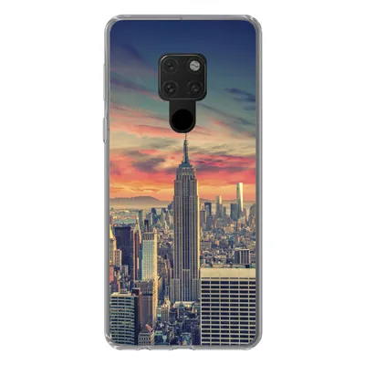 Produktbild von MuchoWow® Handyhülle Schutzhülle Hülle für Huawei P40 Lite New York - Manhattan - Empire State Building Silikon Softcase Handy Hülle - Handy
