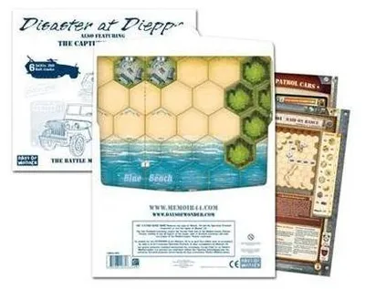 Produktbild von Memoir '44: Disaster at Dieppe – Miniaturen – Days of Wonder – 2-6 Spieler – 10+