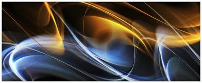 Produktbild von Wallario Wandbild aus Acryl, 200 x 80 cm, freischwebende Optik - Abstraktes Design