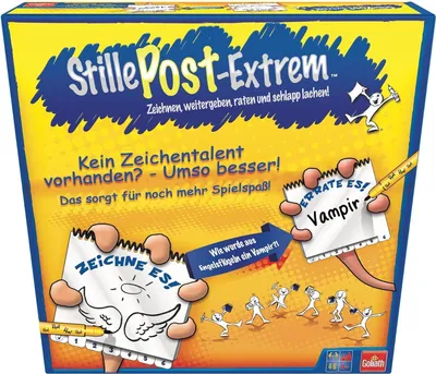 Produktbild von Goliath Stille Post Extrem (6-Spieler)