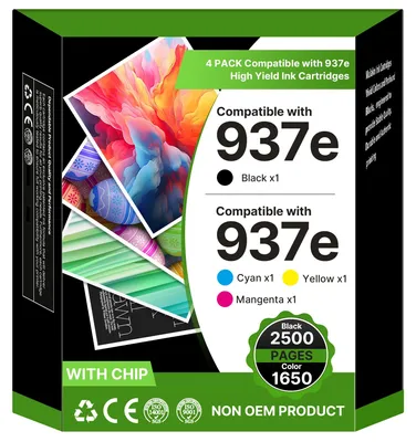 Produktbild von 937 937XL Duckerpatronen Multipack 9120e für HP 937 937e Tintenpatronen