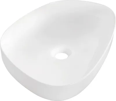 Produktbild von Kerra Keramik Waschbecken KR-440 weiß glänzend