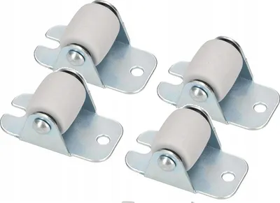 Produktbild von Möbelrollen 22 Mm FEINZ Stabil Geräuscharm Ideal Für Möbel Gummi 4 Stück