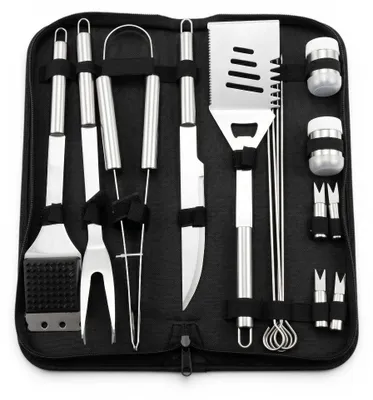 Immagine prodotto di Set di utensili per barbecue HEAT, modello Enkel, 17 pezzi