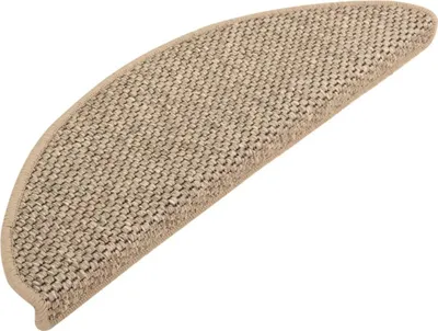 Immagine prodotto di Tappeti Adesivi Scale Aspetto Sisal 15 pz 65x21x4cm Beige Scuro