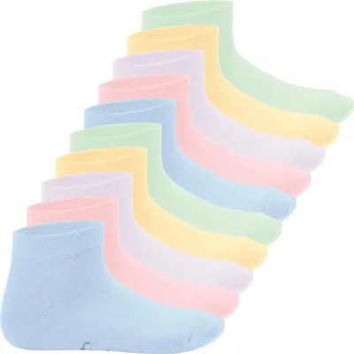 Produktbild von Footstar EVERYDAY! 10 Paar Kinder Quarter Socken - Pastell 23-26