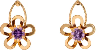 Image de Boucles d'oreilles Joella pour femmes - or, taille unique