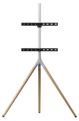 Produktbild von One For All Tripod WM 7472, 165,1 cm (65"), 200 x 100 mm, 400 x 400 mm, 0 - 360°, 360°, Eiche, Silber, Grau