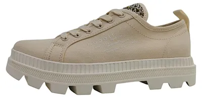 Image de Bugatti Woman - Chaussures pour femmes - Mocassins à lacets - Couleur beige - Style décontracté