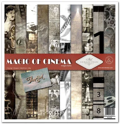 Produktbild von Scrapbooking-Papier Set 30×30 cm – SLS-032 Magic of Cinema – ITD Collection