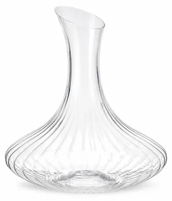 Produktbild von Benza – Weinkaraffe / Dekanter – 1800 ml – Borosilikatglas – Mit Streifendesign – Transparent – 26 cm hoch, KI-generiertes Bild