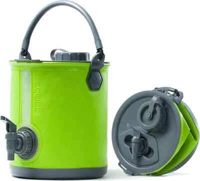 Produktbild von Famanu Wasserreservoir mit Wasserhahn - Tragbare Camping-Wasserkanne mit 2-in-1 Design