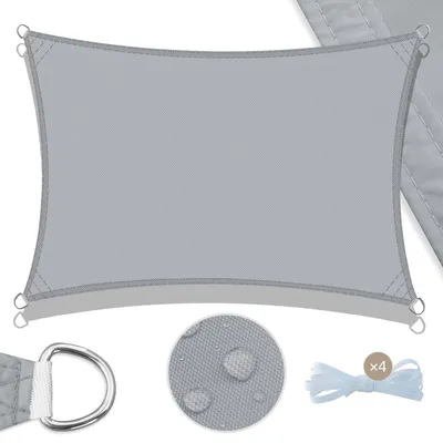 Produktbild von Wasserdichtes Sonnensegel 3x4m, 98% UV-Schutz