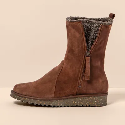 Image de El Naturalista Botte pour Femme N5633 SILK SUEDE CHOCOLATE / FELSEN Couleur Marron