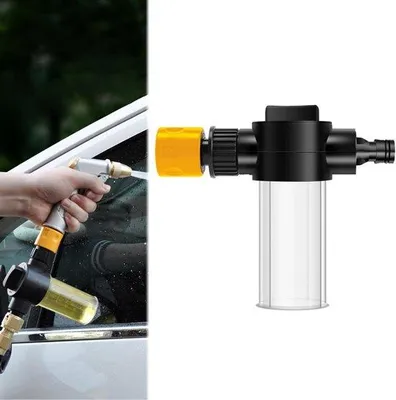 Zdjęcie produktu dla Spryskiwacz do mycia samochodu – poręczny, przenośny hydrant z dyszą do trawników, nawadniania ogrodu i pielęgnacji zwierząt domowych – pistolet natryskowy do mycia samochodu z wężem