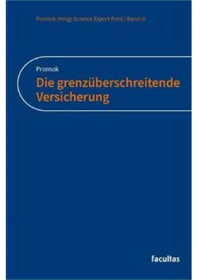 Obrázek produktu pro Die grenzüberschreitende Versicherung